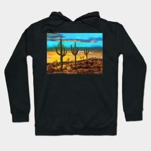 Saguaro from the Saguaro National Park in Arizona Hoodie